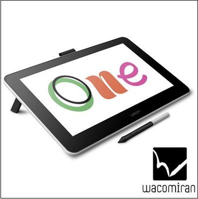 قلم و مانیتور طراحی وکام وان wacom one