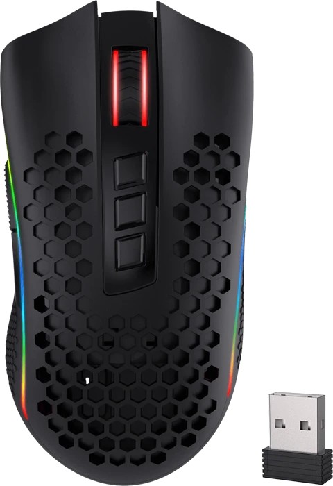 موس ردراگون REDRAGON STORM PRO M808-KS WHITE بی‌سیم - 16K DPI REDRAGON Storm PRO M808-KS White