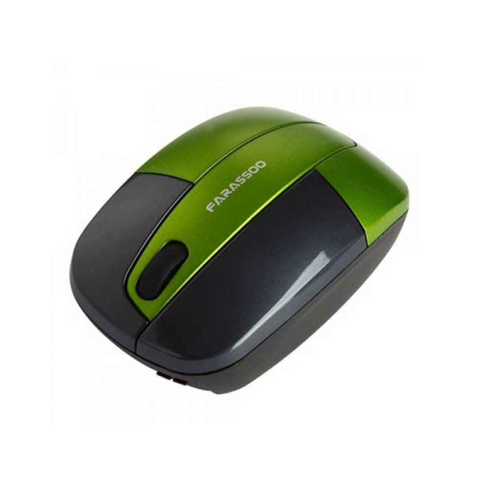 Mouse FARASSOO FOM-1080 | ماوس سیم جمع فراسو