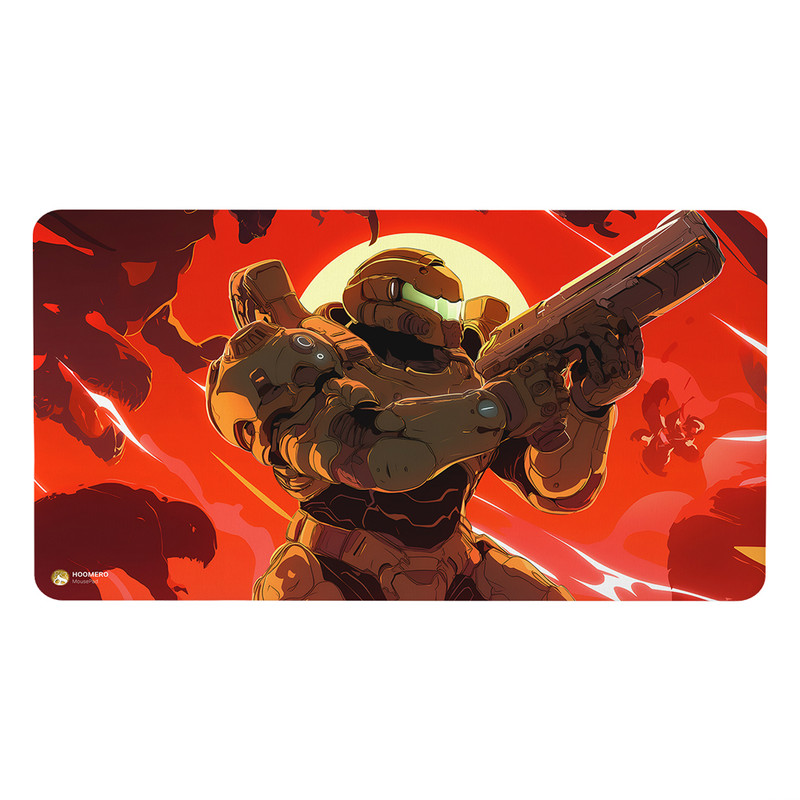 ماوس پد هومرو مدل MX2372 طرح DOOM Eternal