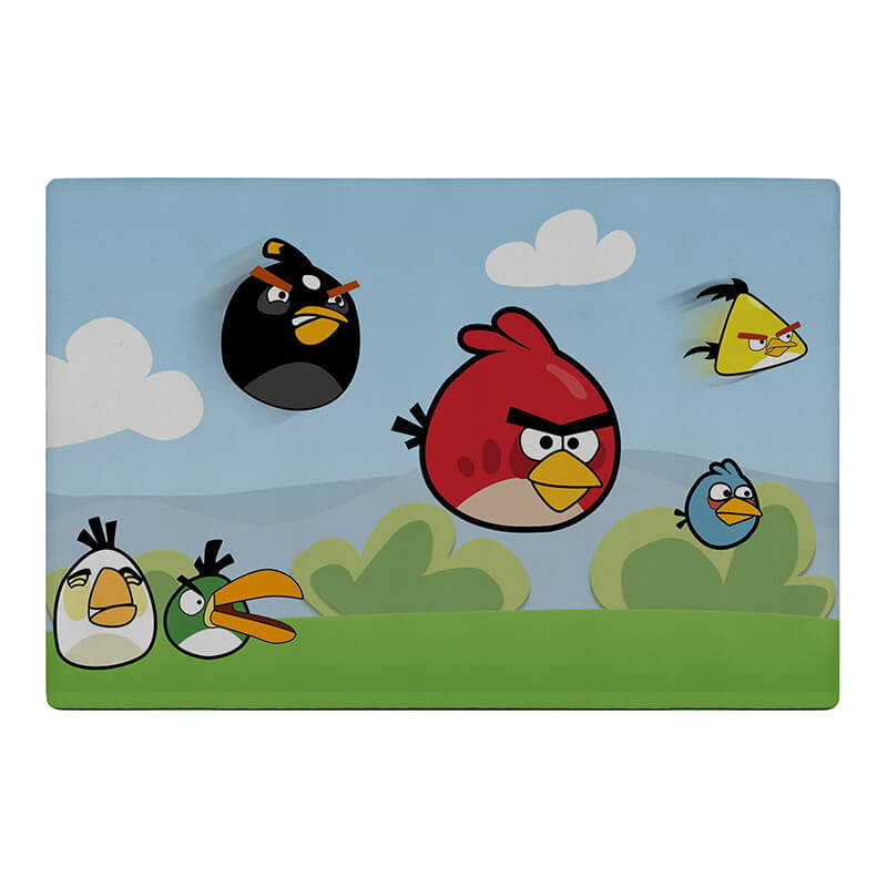 ماوس پد گیمینگ پخش پلاس طرح angry birds کد1097