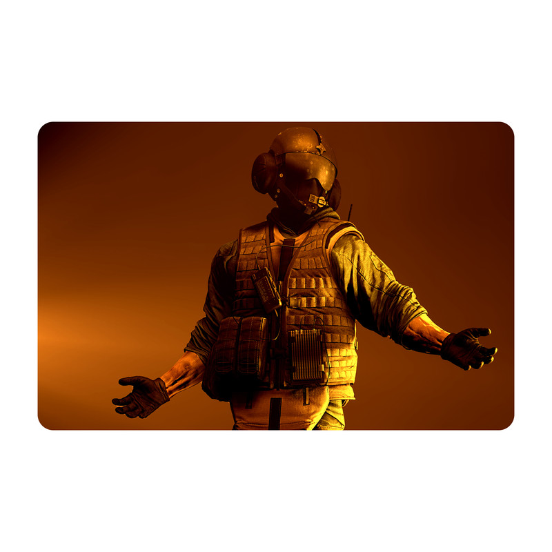 ماوس پد طرح Rainbow Six مدل mpb799