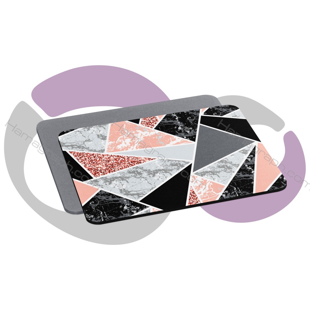 موس پد طرح black & pink Triangle