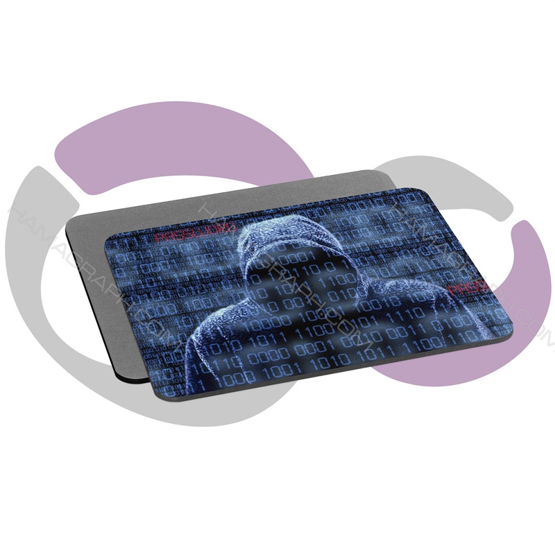 موس پد با طرح hacker