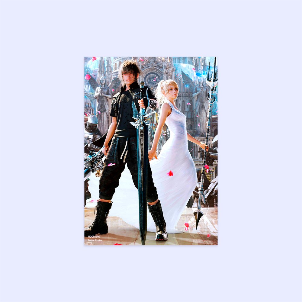 متال پوستر هومرو طرح بازی Final Fantasy کد PS1228