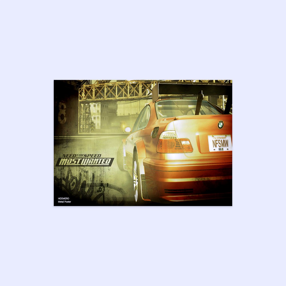متال پوستر هومرو طرح Need for Speed کد PS639