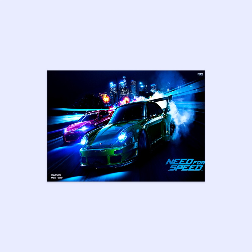 متال پوستر هومرو طرح Need for Speed کد PS641
