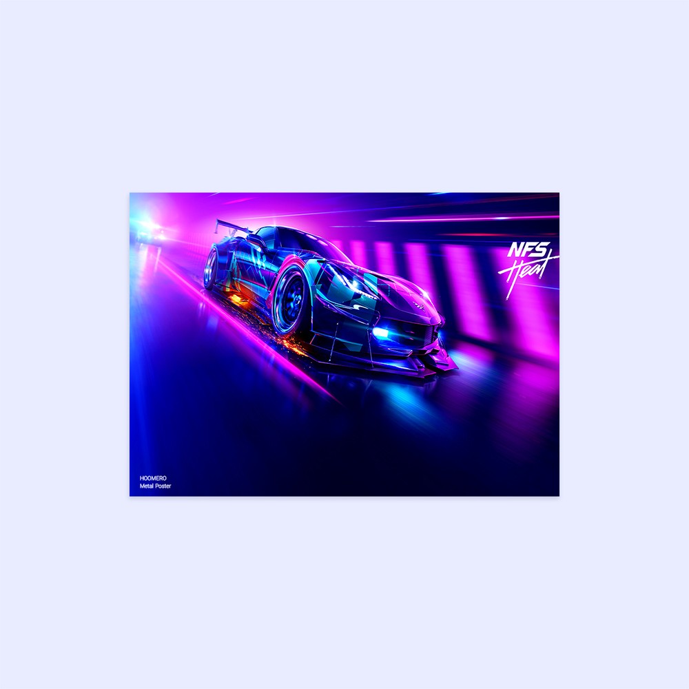 متال پوستر هومرو طرح Need for Speed کد PS642