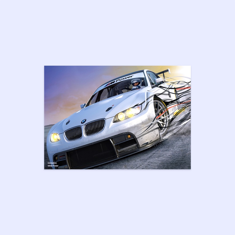 متال پوستر هومرو طرح Need for Speed کد PS637