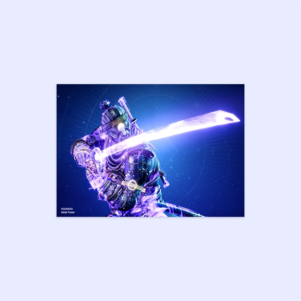 متال پوستر هومرو طرح Ghost of tsushima کد PS843