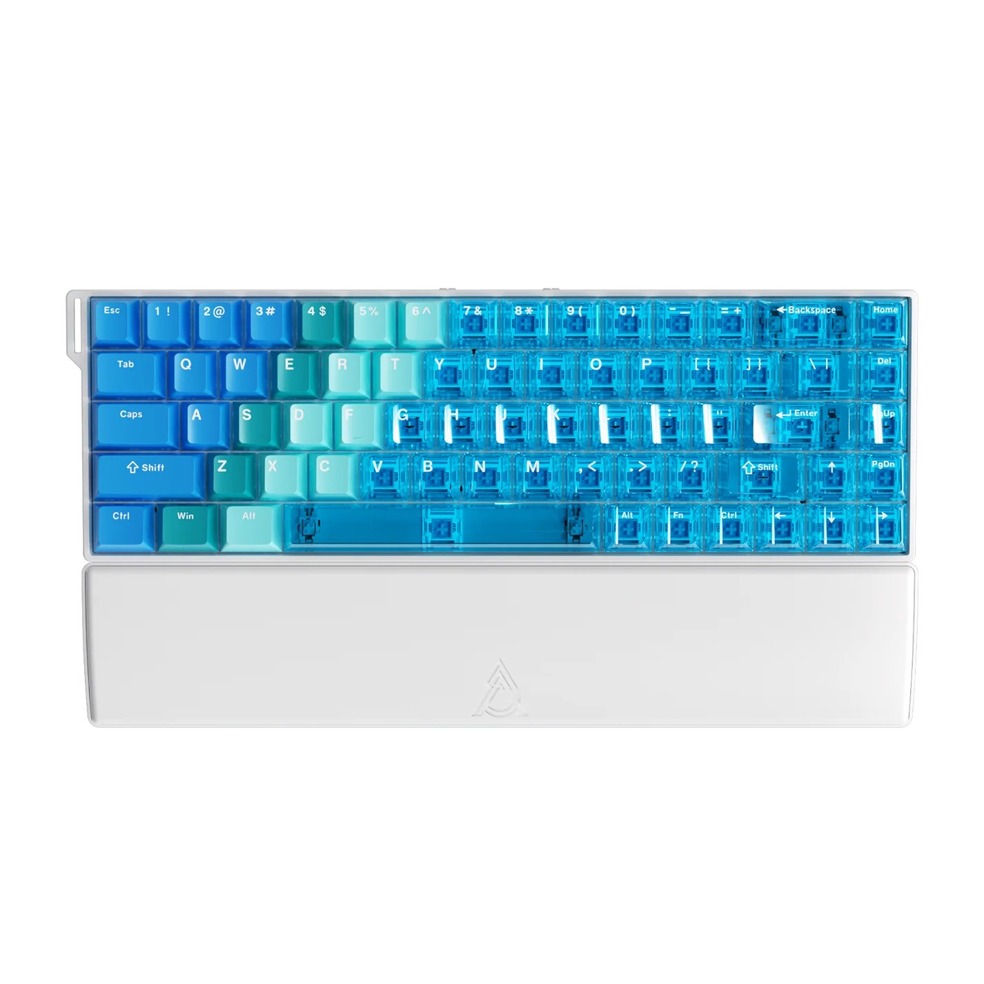 کیبورد AJAZZ AK680 V2 JINGYU SW Magnetic Transparent Gradient Blue RGB Wired