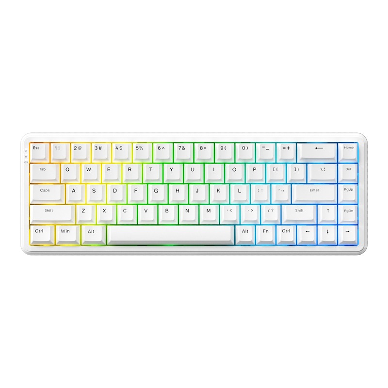 کیبورد AJAZZ AK680 V2 Ice Island SW Magnetic RGB White
