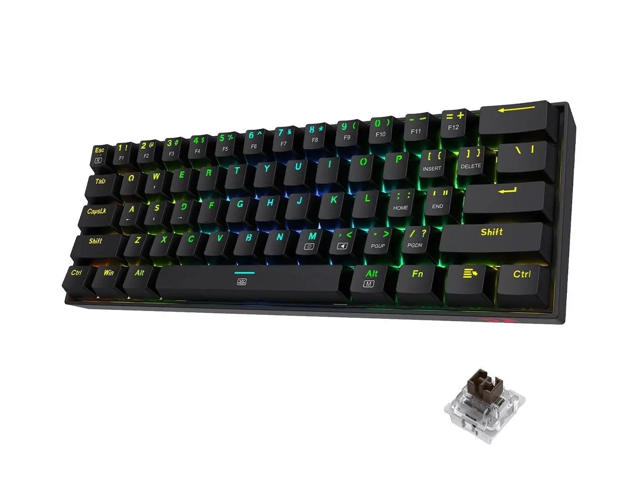کیبورد Redragon K630 Dragonborn RGB Brown SW
