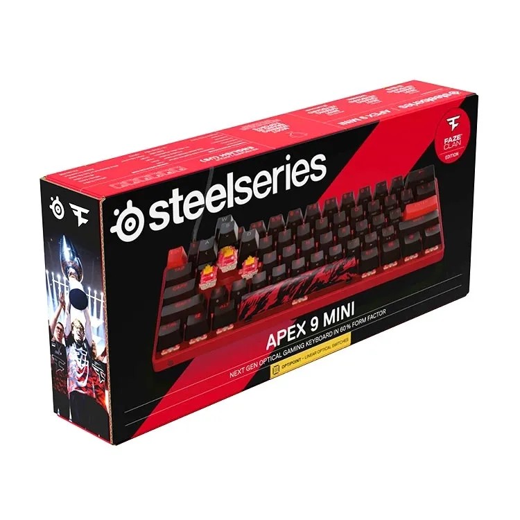 کیبورد SteelSeries Apex 9 Mini FaZe Clan