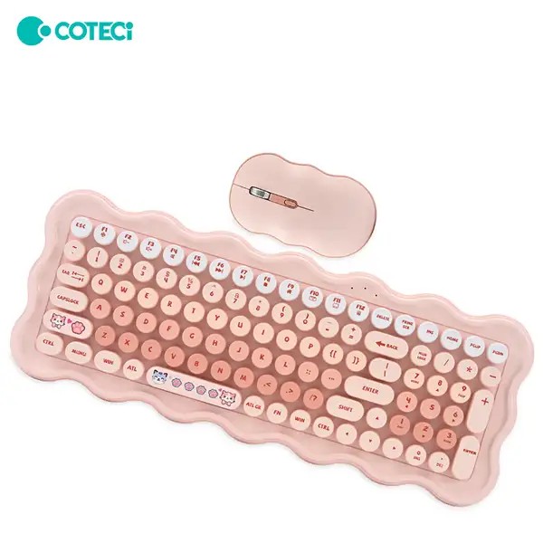 کیبورد و ماوس بی سیم کوتسی مدل Coteci OF-056 wired keyboard and mouse set