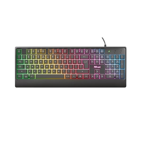 کیبورد گیمینگ تراست مدل Ziva Led Trust Gaming Keyboard Ziva Led