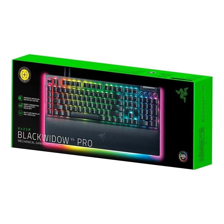 کیبورد Razer BlackWidow V4 Pro Yellow SW