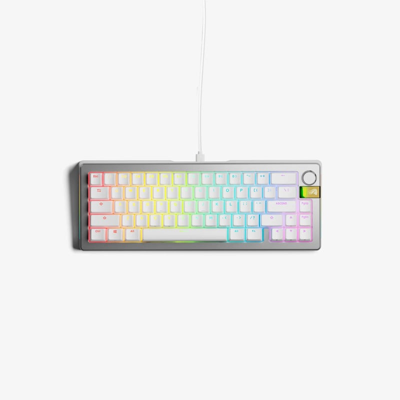کیبورد Glorious GMMK 3 PRO HE 65% Silver