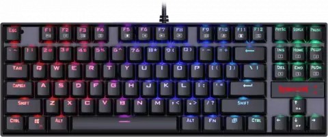 کیبورد گیمینگ ردراگون REDRAGON KUMARA K552 RGB BLACK BLUE SWITCH BLUE SWITCH - باسیم Redragon K552 RGB BLACK Gaming Keyboard