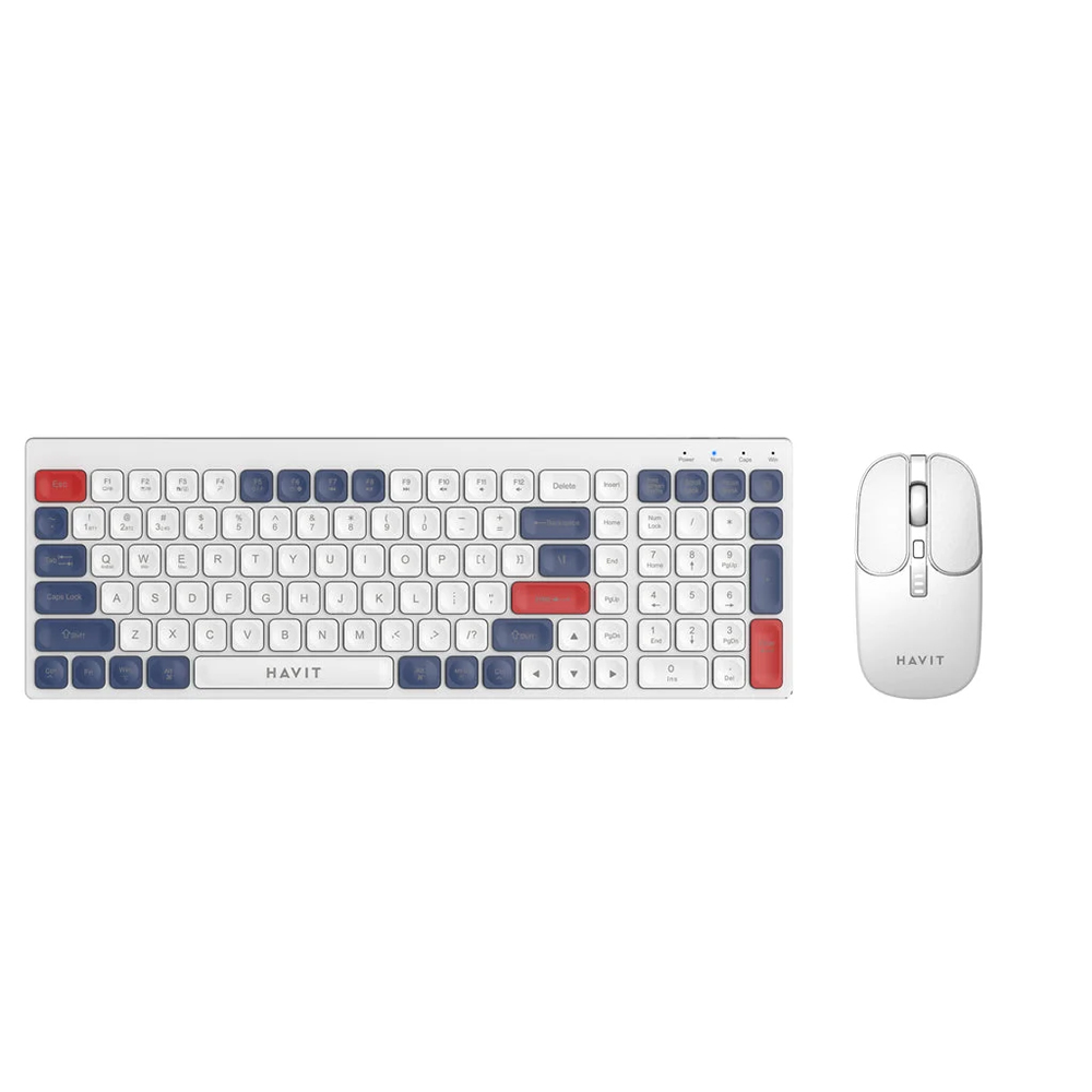 کیبورد و ماوس بی سیم هویت مدل HAVIT KB830WB