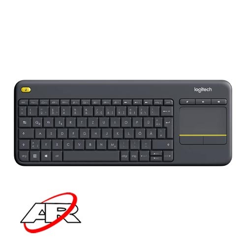 کیبورد بی‌سیم لاجیتک مدل K400 Plus به همراه تاچ پد - Logitech K400 Plus Wireless Touch Keyboard