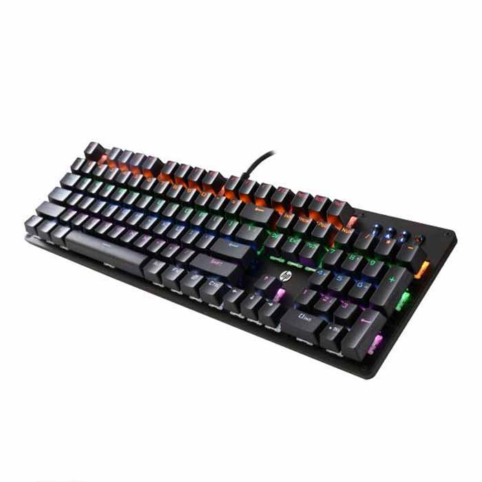 کیبورد مکانیکی گیمینگ اچ پی Keyboard Gaming Mechanical HP GK100F
