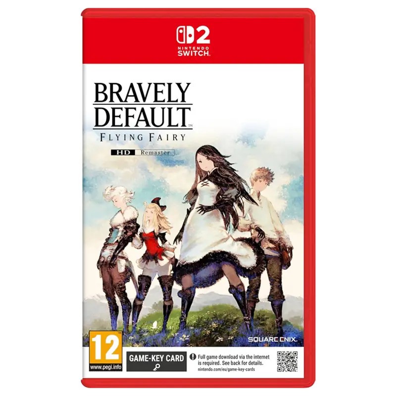 بازی Bravely Default: Flying Fairy HD Remaster Game Key Card پلمپ برای Nintendo Switch 2