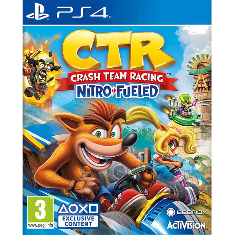 اکانت ظرفیت دوم بازی Crash Team Racing: Nitro Fueled برای PS4