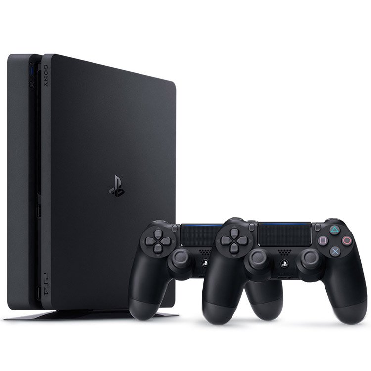 PS4 Slim 1TB کنسول اسلیم یک ترا کپی خور دو دسته (کارکرده)