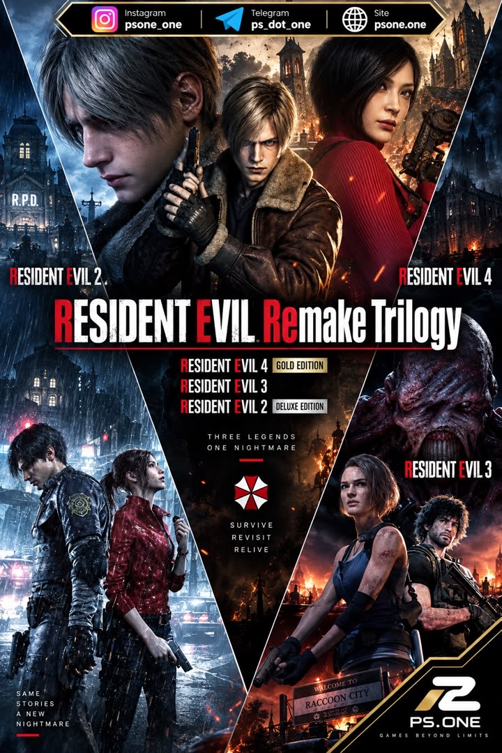 Resident Evil Remake Trilogy برای PS4