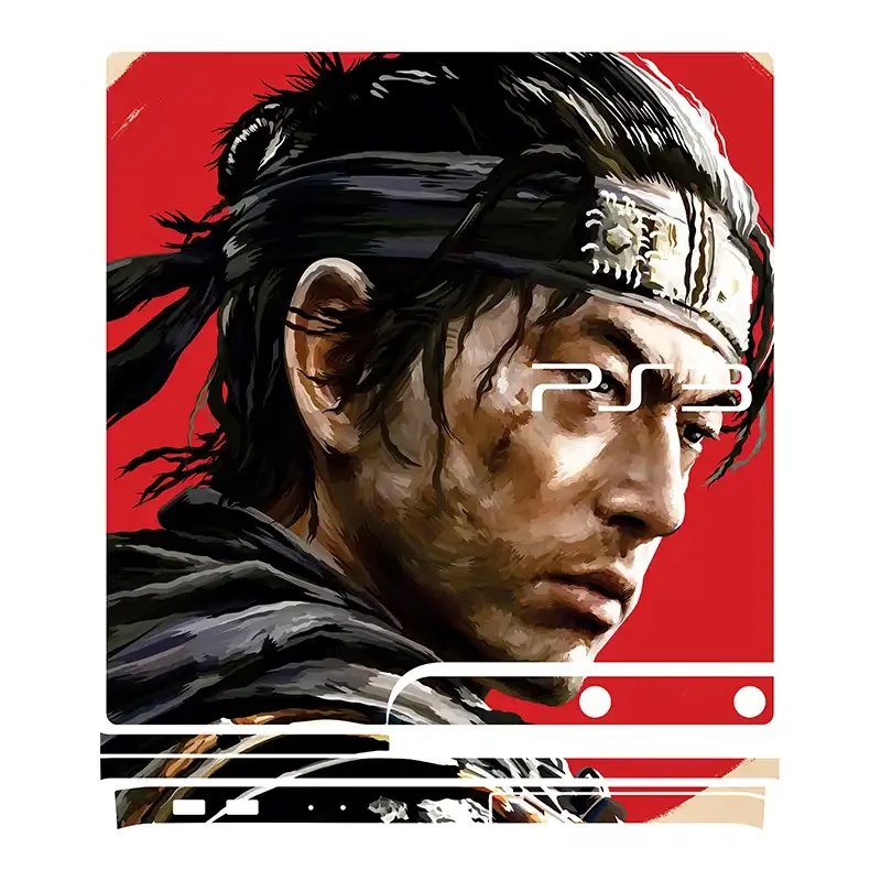 اسکین Ps3 طرح ghost of tsushima 04