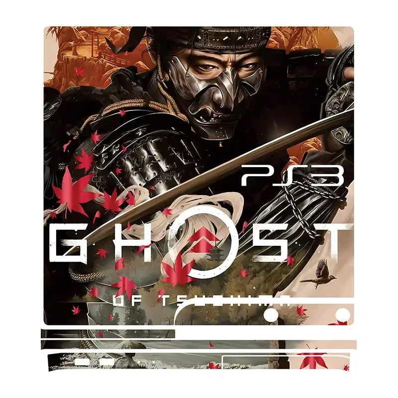 اسکین Ps3 طرح ghost of tsushima 01