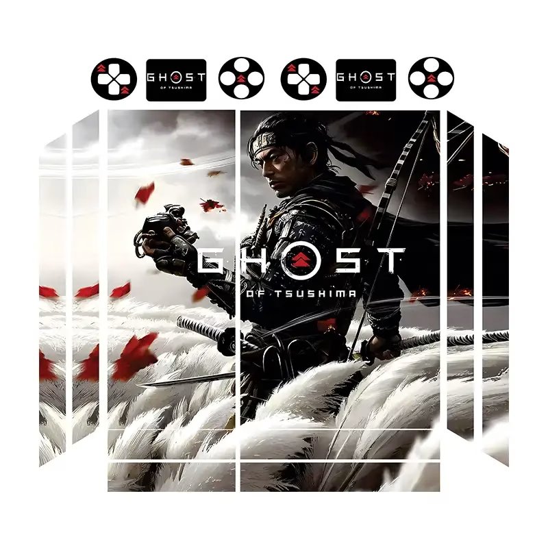 اسکین Ps4 طرح ghost of tsushima 02