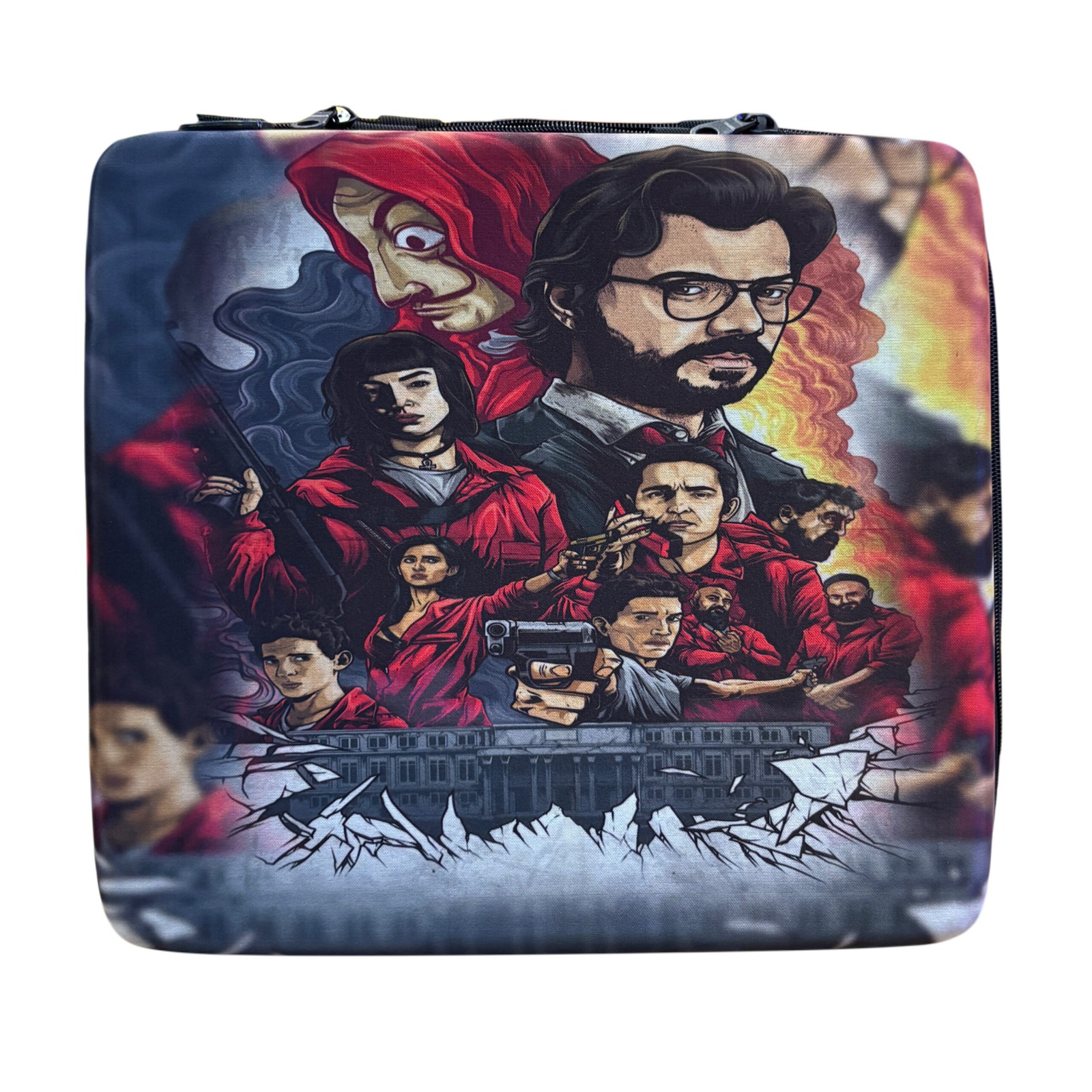 کیف طرحدار ps4 slim-pro طرح money heist