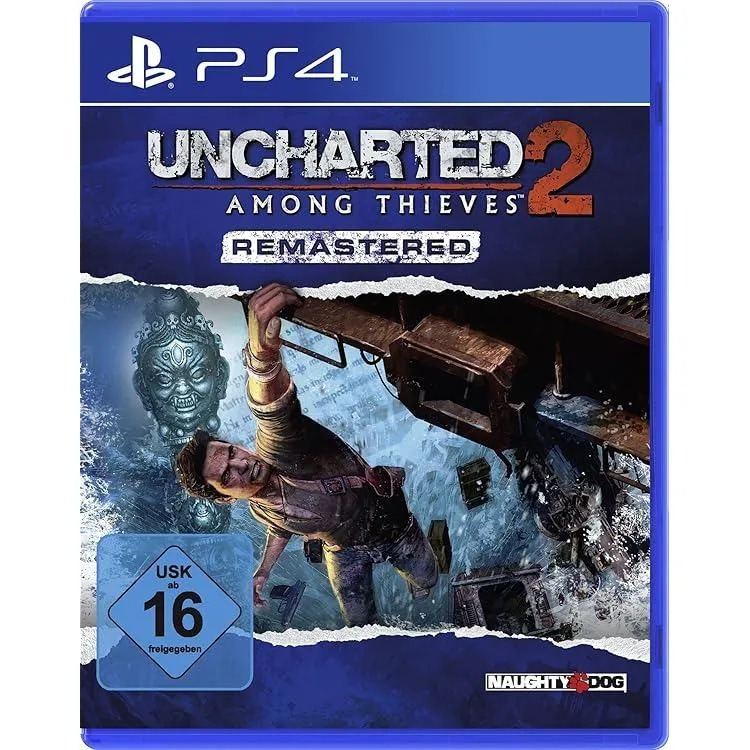 دیسک بازی Uncharted 2 Among Thieves 2 Remastered Ps4 آکبند