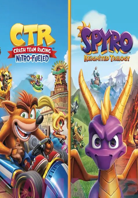اکانت بازی Crash™ Team Racing Nitro-Fueled + Spyro™ Game Bundle
