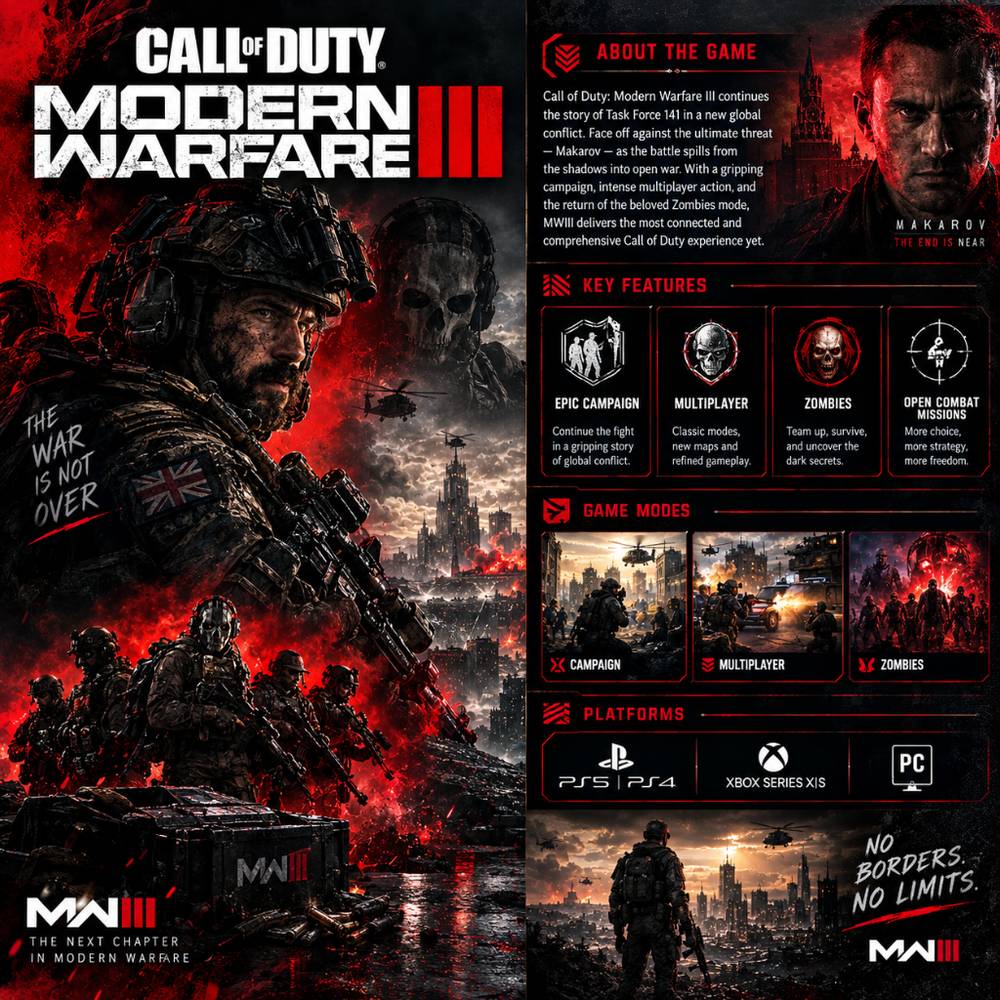 اکانت قانونی : Call of Duty®: Modern Warfare III