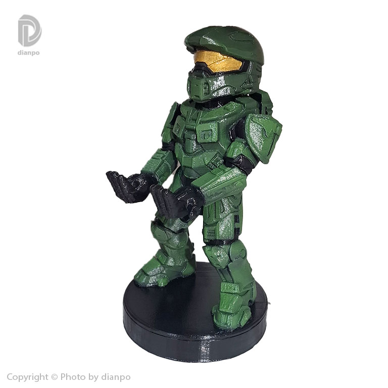 نگهدارنده دسته و موبایل طرح مستر چیف (Halo Infinite) مناسب برای کنترلرهای ایکس‌باکس، پلی‌استیشن