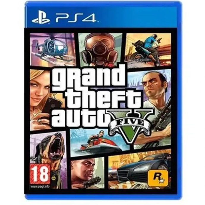 دیسک GTA V – مخصوص PS4