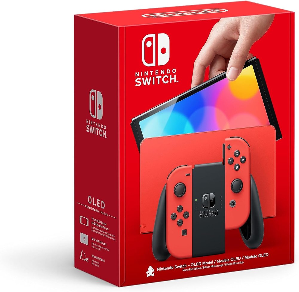 کنسول بازی Nintendo Switch OLED Mario Red Edition Console