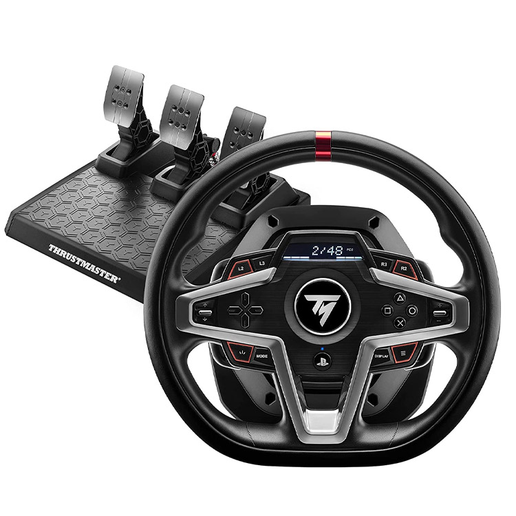 فرمان بازی Thrustmaster T248 برای پلی استیشن Thrustmaster T248 Racing Wheel For PlayStation