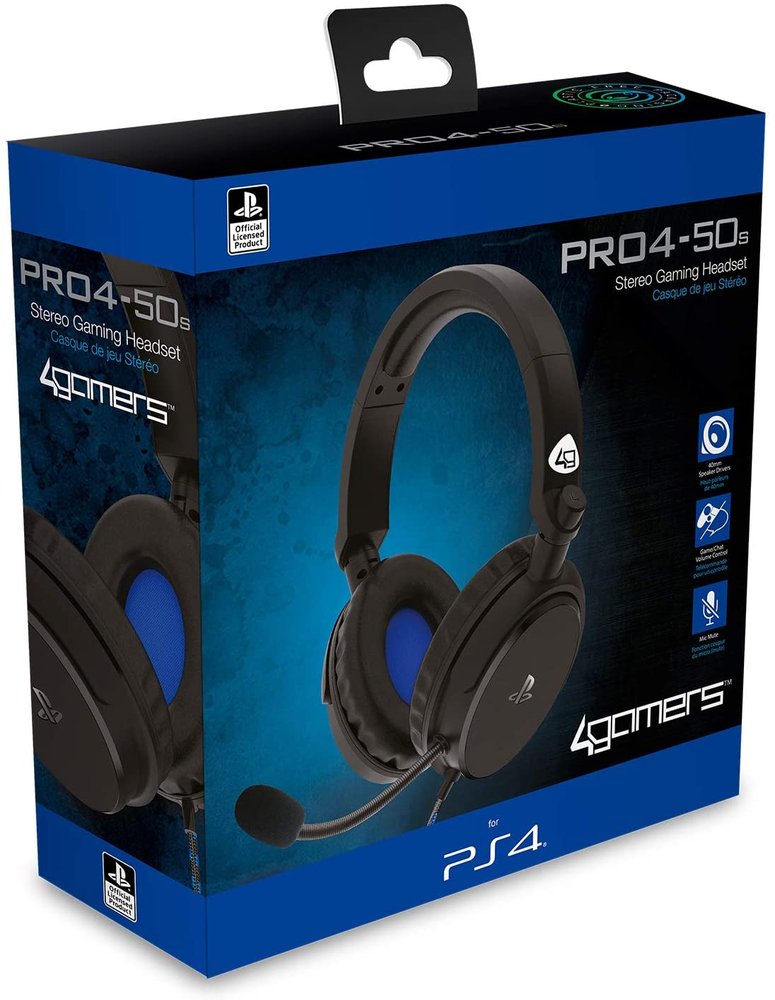 Stereo Gaming Headset PRO4-50S PS5/PS4 Headset - Black