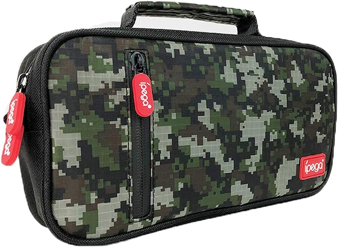 camouflage travel & carry case for ns switch lite ipega