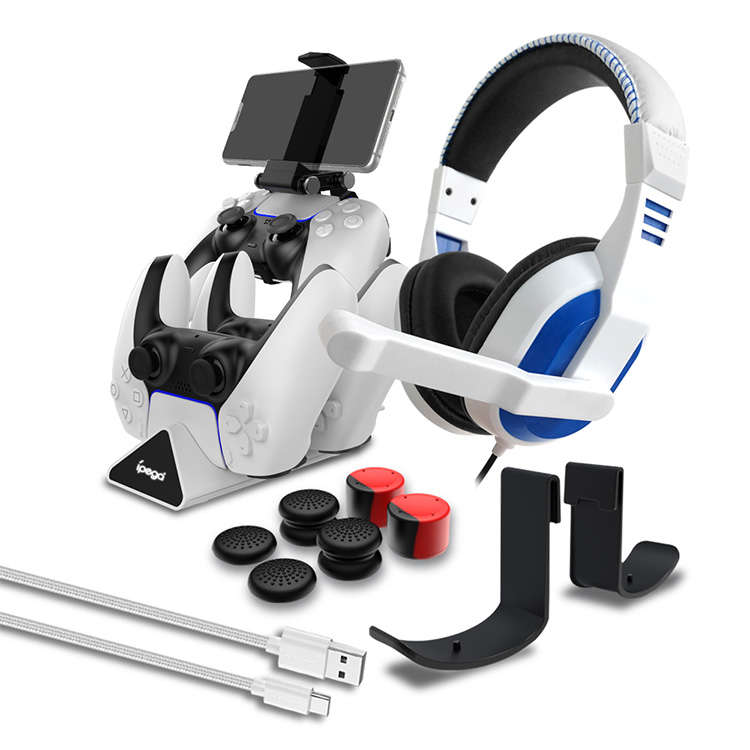 Ipega 12 IN 1 kit for PS5 Headset and accessories