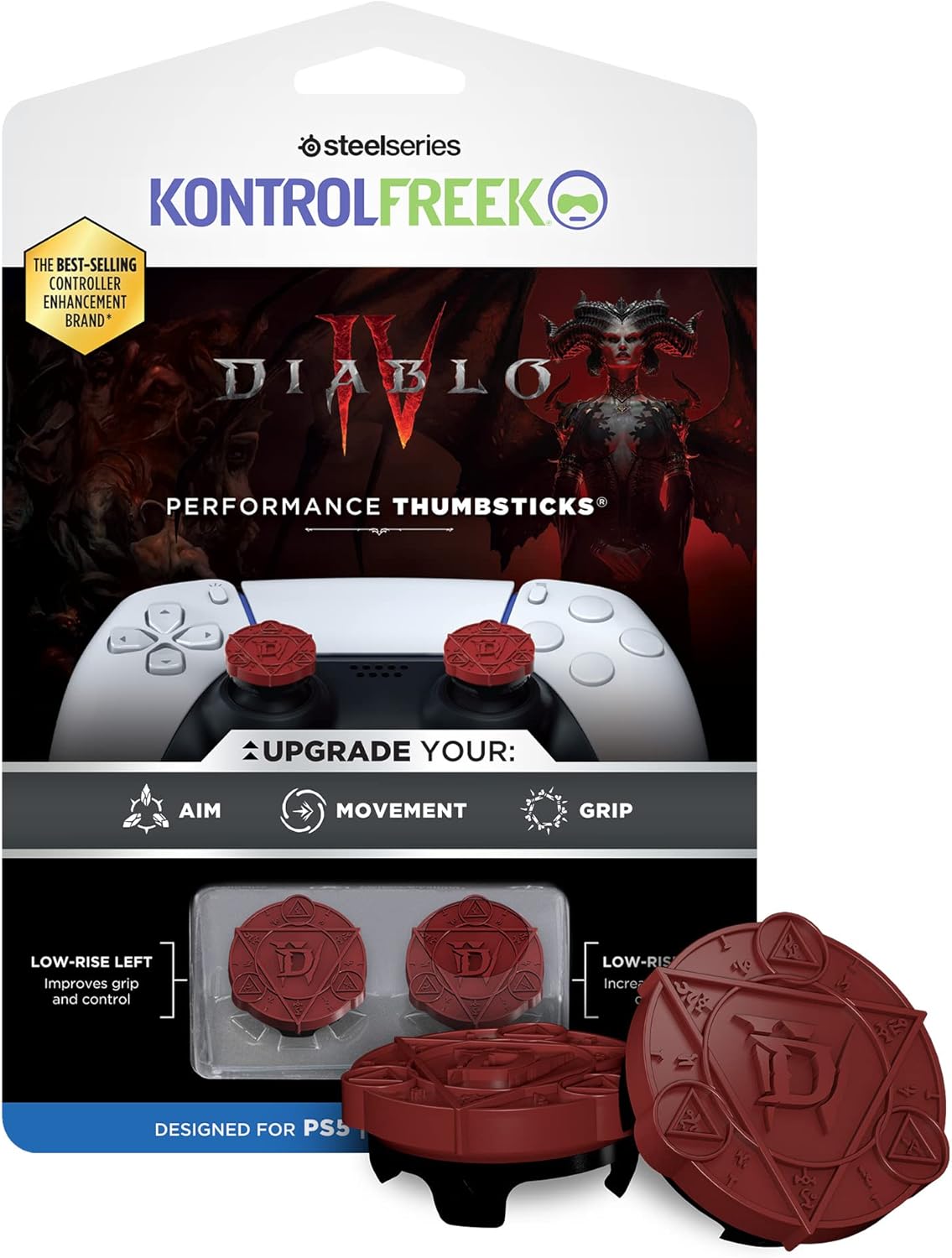 KontrolFreek Performance Thumbsticks for PlayStation - Diablo IV