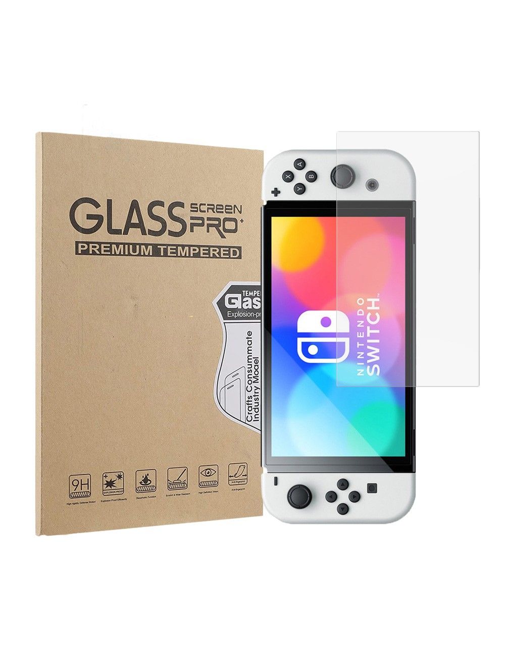 Glass Screen Pro Premium Tempered for Nintendo Switch OLED
