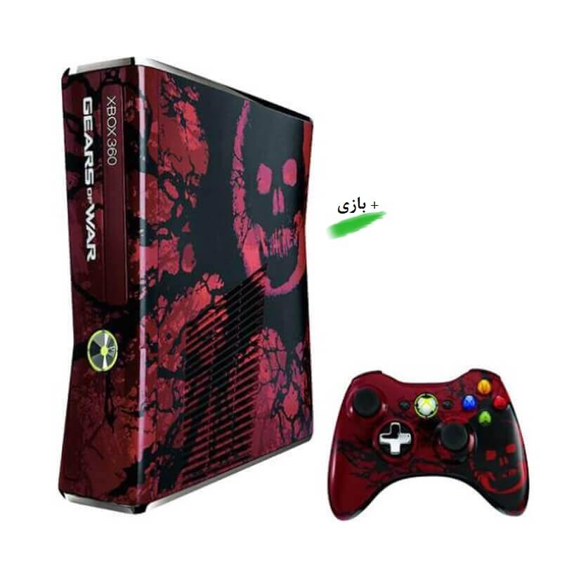 xbox 360 slim باندل gears of war با بازی