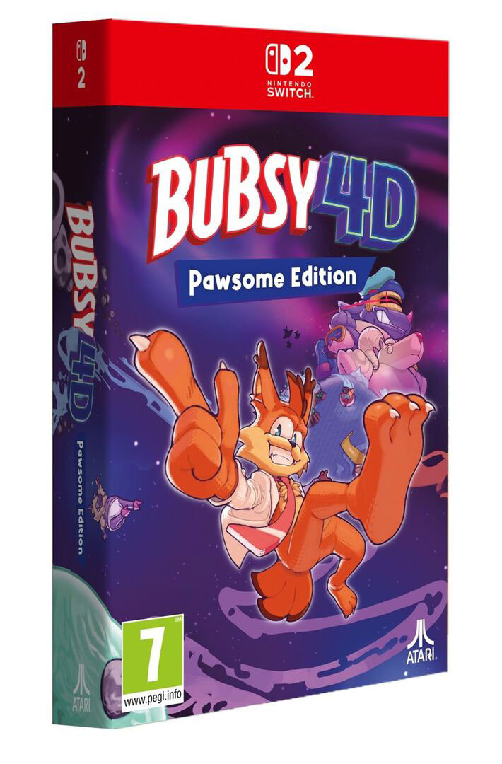 Bubsy 4D Pawsome Edition Nintendo Switch 2