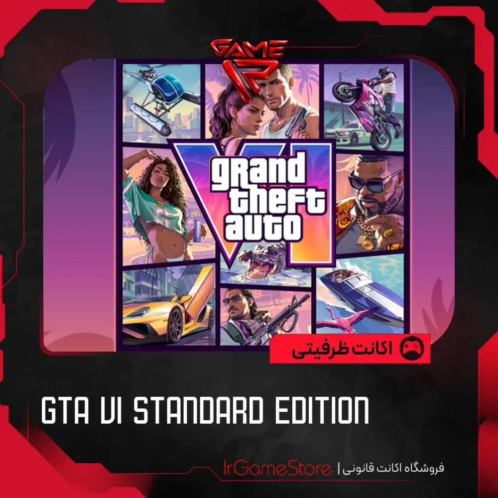 اکانت قانونی GTA VI Standard Edition PS5 - آ‌ی‌آر گیم استور