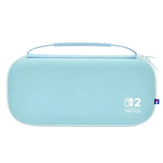 Hori Slim Hard Pouch Plus برای Nintendo Switch 2 (Light Blue)